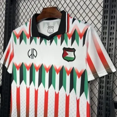 24-25 CD Palestino Hypepeace Joint Edition White Retro Jersey