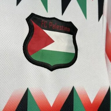24-25 CD Palestino Hypepeace Joint Edition White Retro Jersey