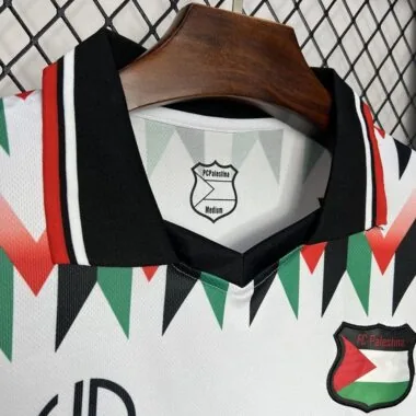 24-25 CD Palestino Hypepeace Joint Edition White Retro Jersey