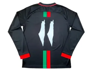 24-25 Palestine black long sleeve jersey