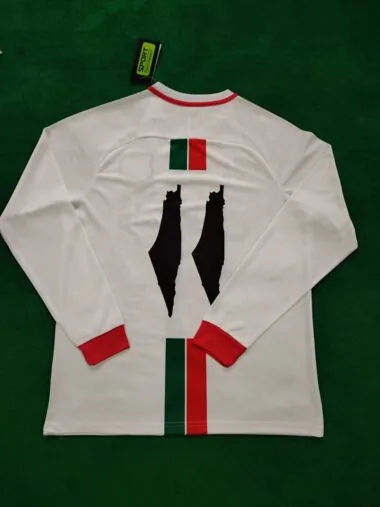 24-25 Palestine white long sleeve jersey
