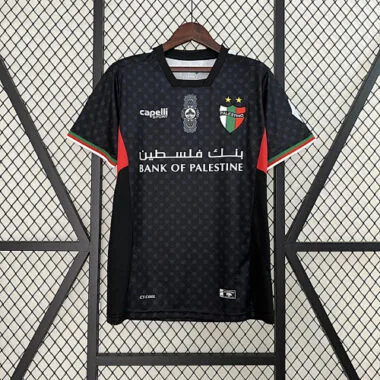 24-25 Palestinian third away black jersey