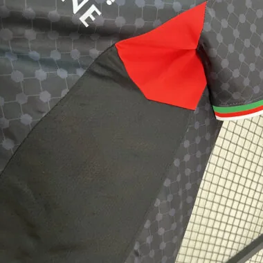 24-25 Palestinian third away black jersey