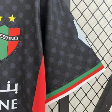 24-25 Palestinian third away black jersey