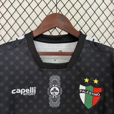 24-25 Palestinian third away black jersey