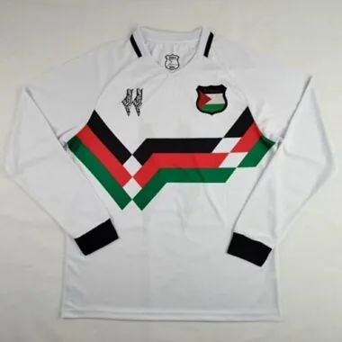 24-25 palestine White Long Sleeve Jersey
