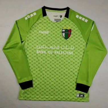 25-26 25-26 Palestino green long sleeves soccer jersey