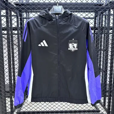 25-26 Colo Colo black windbreaker