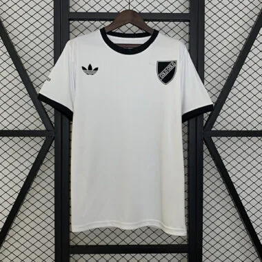 Camisola de futebol branca do Colo Colo, 25-26, de recordação
