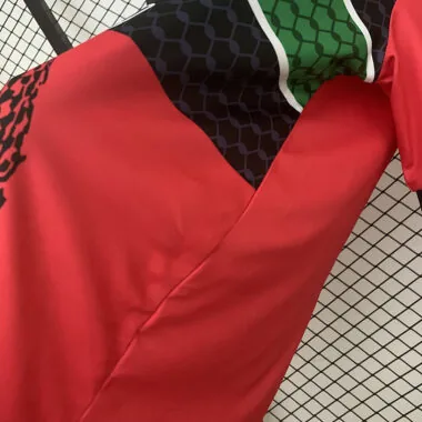 Maillot rouge de la Palestine n° 25-26