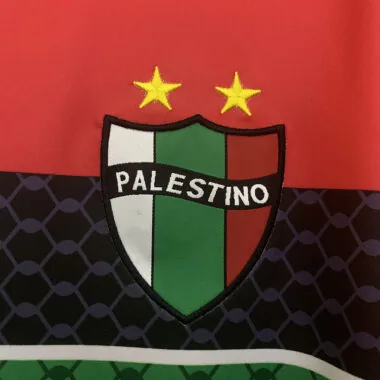 Maillot rouge de la Palestine n° 25-26