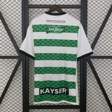 25-26 Palestino green and white jersey