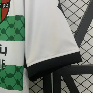 25-26 Palestino green and white jersey