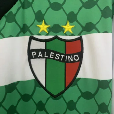 25-26 Palestino green and white jersey