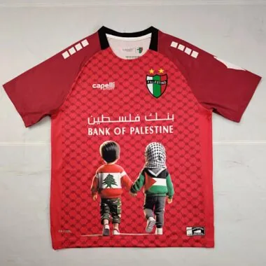 25-26 Palestino red special version soccer jersey
