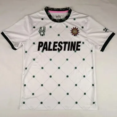 25-26 Palestino special version white green soccer jersey