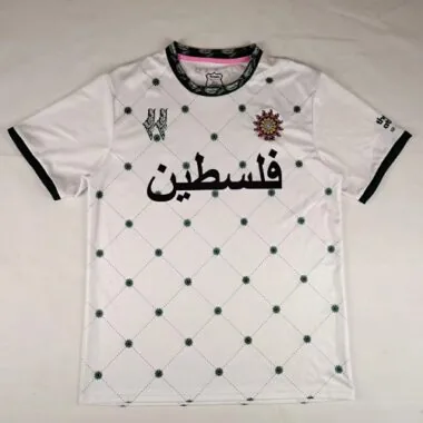 25-26 Palestino special version white green soccer jersey