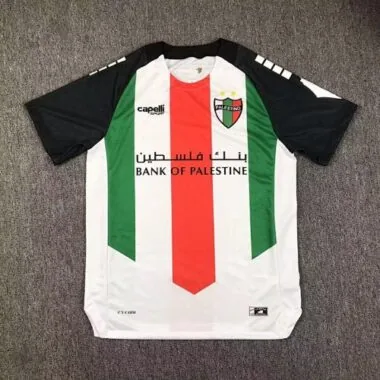 25-26 Camisola do Palestino em branco, verde e vermelho