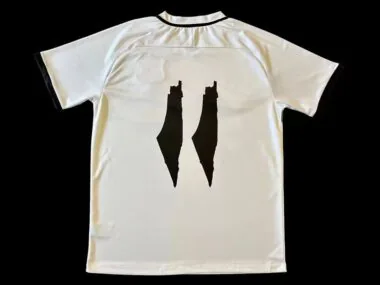 Maillot rétro blanc de la Palestine