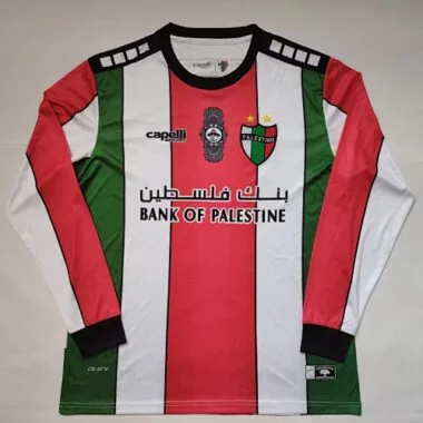 Retro Palestino CD 2022/23 Home Long Sleeve soccer jersey size S-2XL