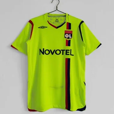 08-09 Lyon away retro soccer jersey