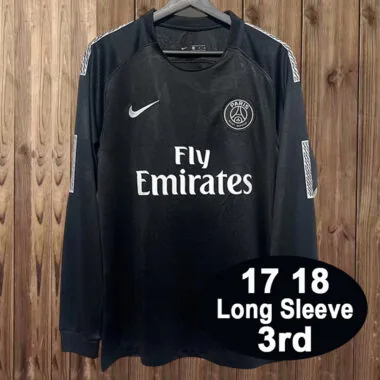 17-18 PSG third away retro long sleeve jersey