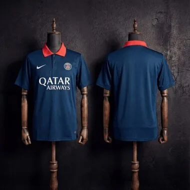 Maglia polo da allenamento PSG 2025/26, blu scuro, taglie S-XXL