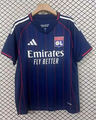 25-26 Lyon away soccer jersey size S-4XL