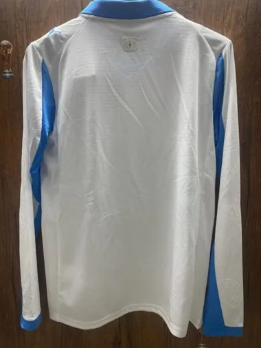 25-26 Marseille home long sleeves Jersey (S-2XL)
