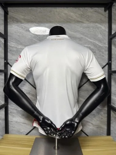 25-26 Monaco home with sponsor player version Jersey with sponsor (S-2XL)