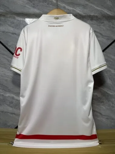 25-26 Monaco home with sponsor player version Jersey with sponsor (S-2XL)