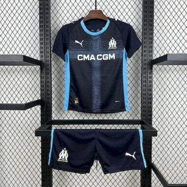 25-26 Olympique Marseille Away Kids Kit