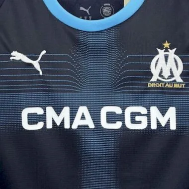 25-26 Olympique Marseille Away Kids Kit