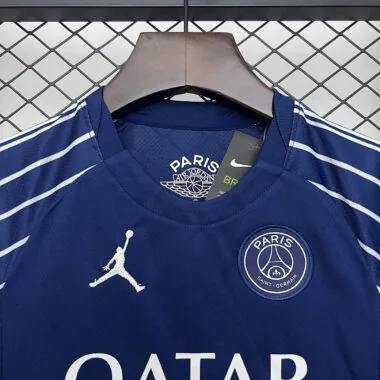 25-26 PSG 4th away long sleeve kid kit (Size 16-28)