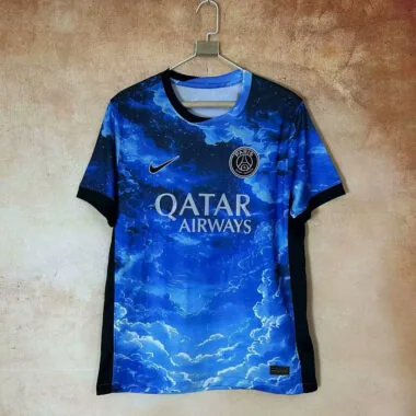 25-26 PSG Blue sky and white clouds Jersey