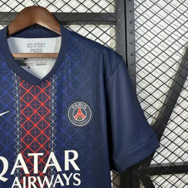 25-26 Camisola de futebol doméstica do PSG