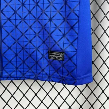 Maglia blu da allenamento pre-partita del PSG 25-26
