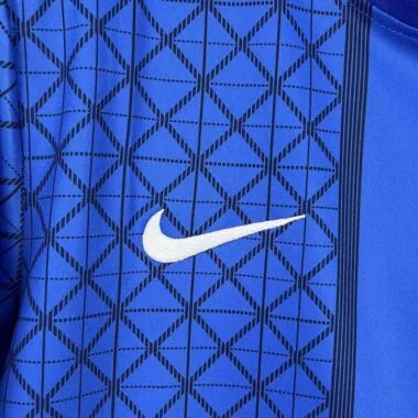 Maglia blu da allenamento pre-partita del PSG 25-26