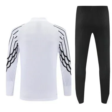 25-26 PSG White Half Zipper tracksuit