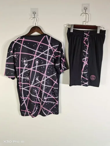 25-26 PSG black and pink training suit