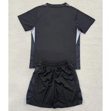 25-26 PSG black goalkeeper kid kit
