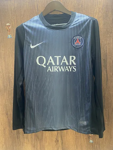 25-26 PSG gray long sleeve goalkeeper jersey