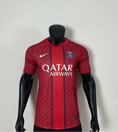 25-26 PSG red Player version jersey
