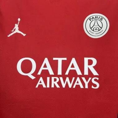25-26 PSG red long sleeve goalkeeper jersey