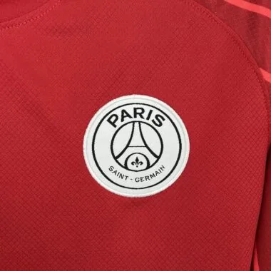 25-26 PSG red long sleeve goalkeeper jersey