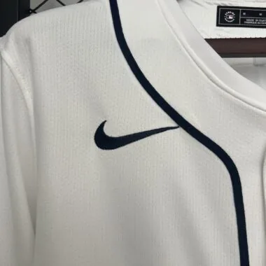 25-26 PSG white baseball jersey