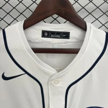 25-26 PSG white baseball jersey