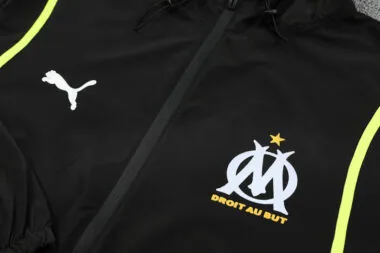 Marseille 2025/26 Black Windbreaker suit (S-2XL)