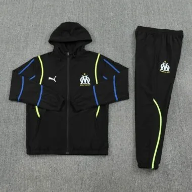 Marseille 2025/26 Black Windbreaker suit (S-2XL)