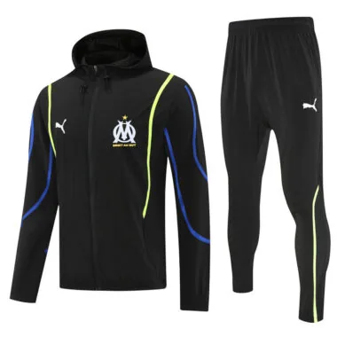 Marseille 2025/26 Black Windbreaker suit (S-2XL)